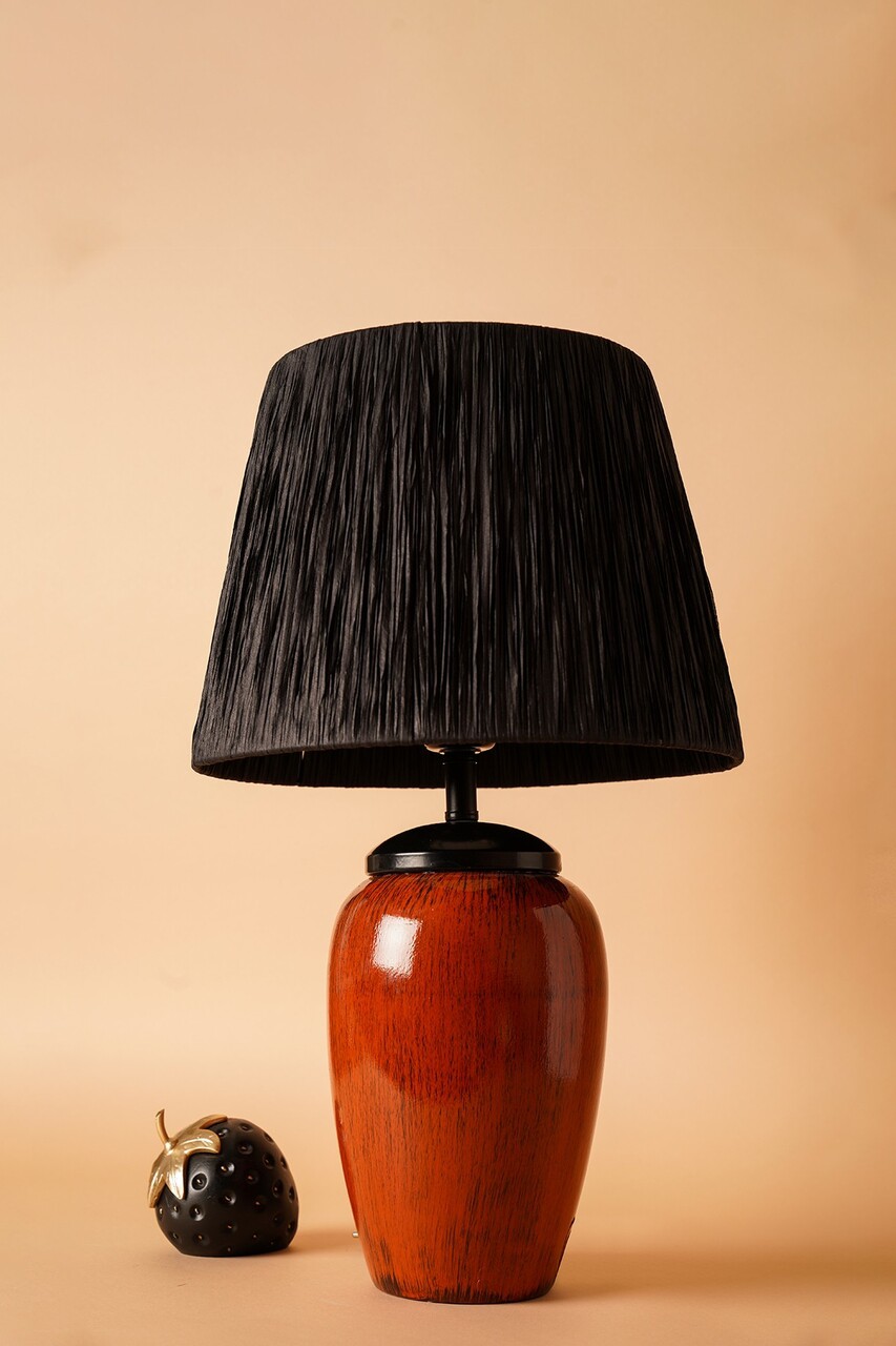 Lampa de masa, Opviq, 687HMY2225, Rosu maro - imagine 4